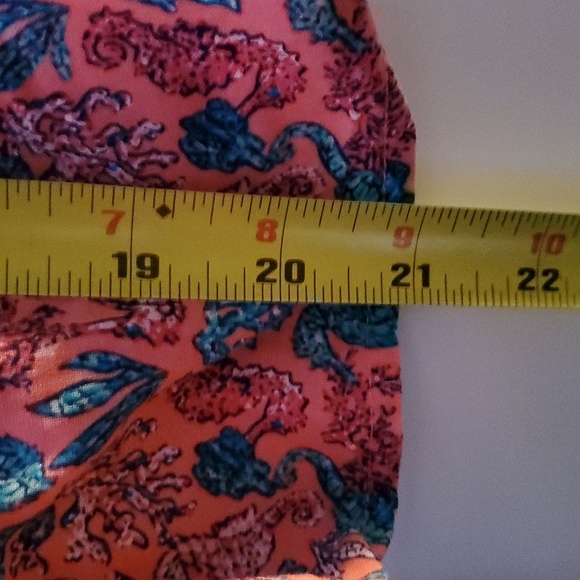 Simply Southern Pink Sea Creatures Square Neck Off Shoulder Top Size Medium - Picture 10 of 10